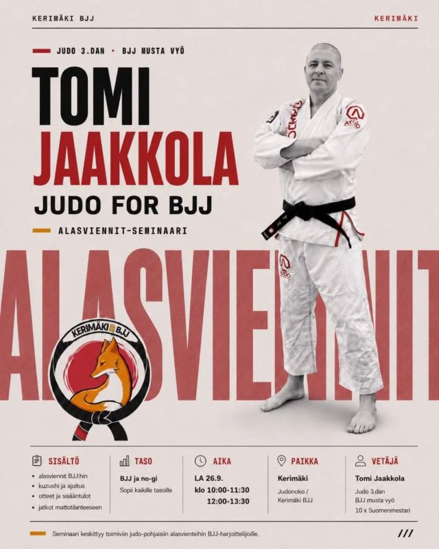 Judo for BJJ - alasviennit-seminaari