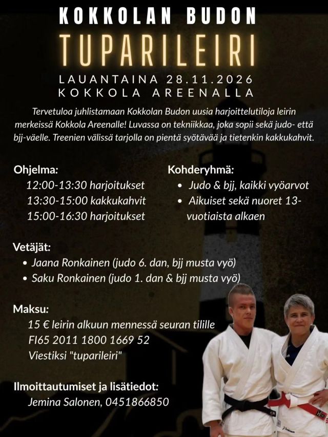Kokkolan Budon tuparileiri